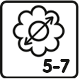 Durchmesser: 5 - 7 cm