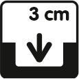 Pflanztiefe: 3 cm