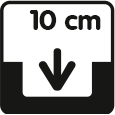 Pflanztiefe: 10 cm