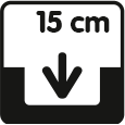 Pflanztiefe: 15 cm